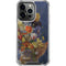 Tabby Cat with Flowers by Nene Thomas iPhone 16 Pro Clear Case